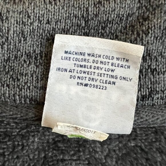 Magellan Knit Jacket Mens Grey Full Zip Lightweight Zip Pockets Collared Size L - Picture 6 of 14